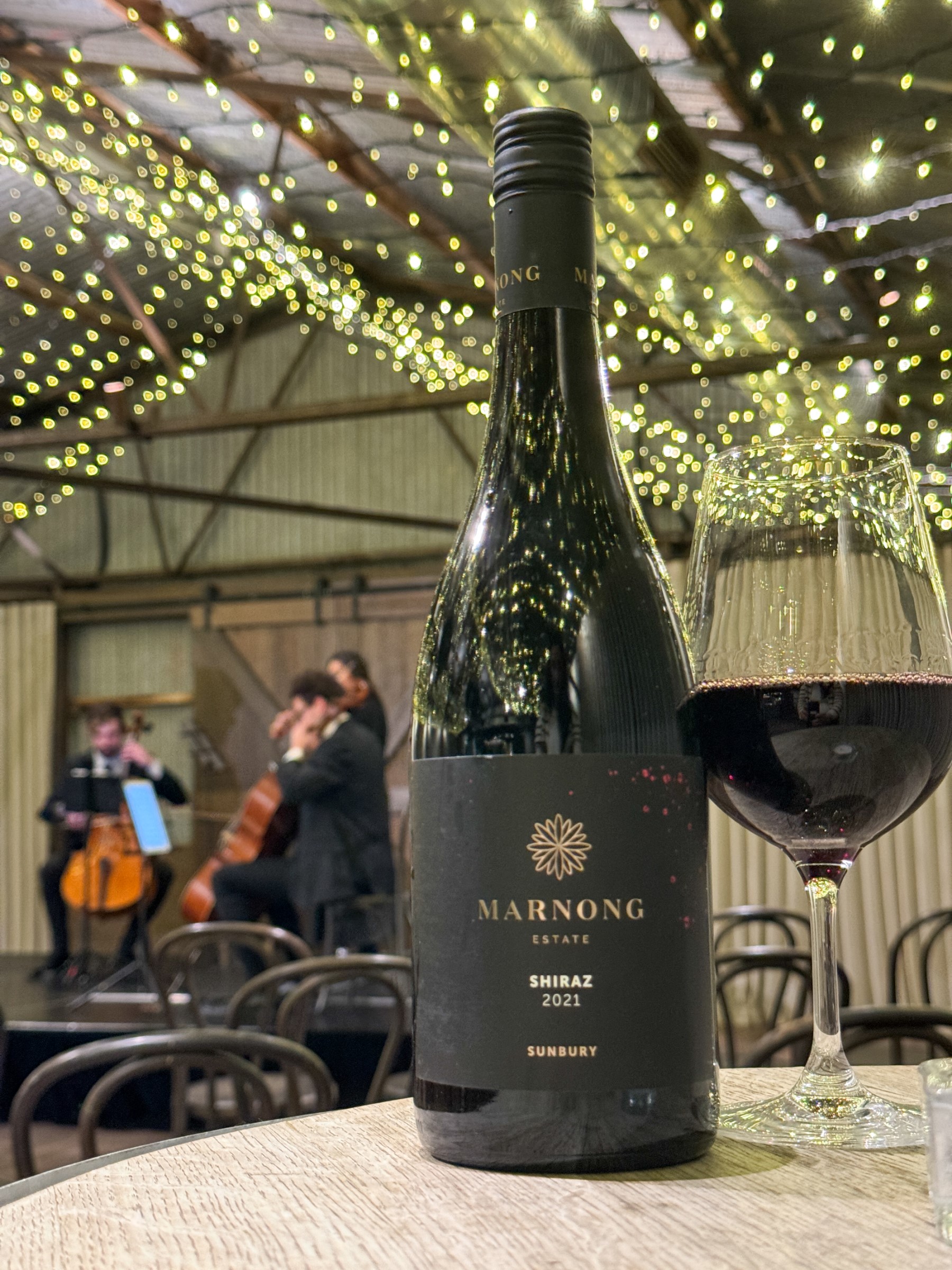 Shiraz with quartet in background