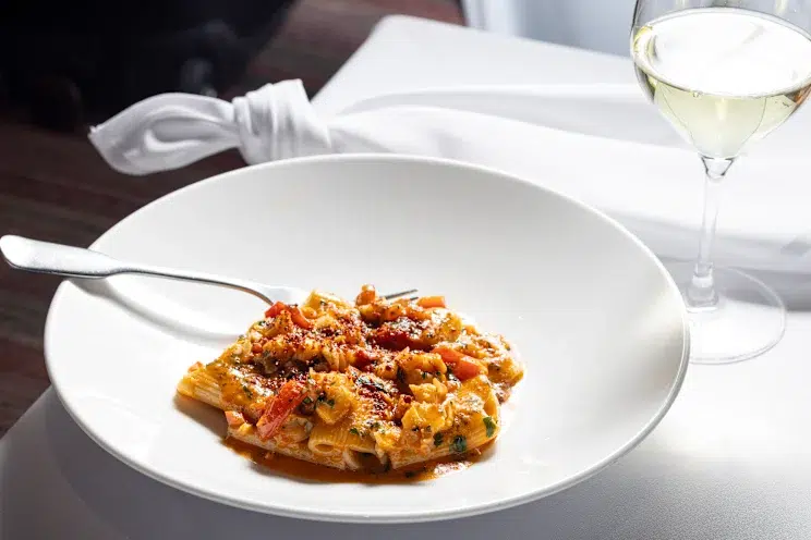 Paccheri with Moreton Bay bug at La Vètta, praised in the Good Food Guide 2026 review